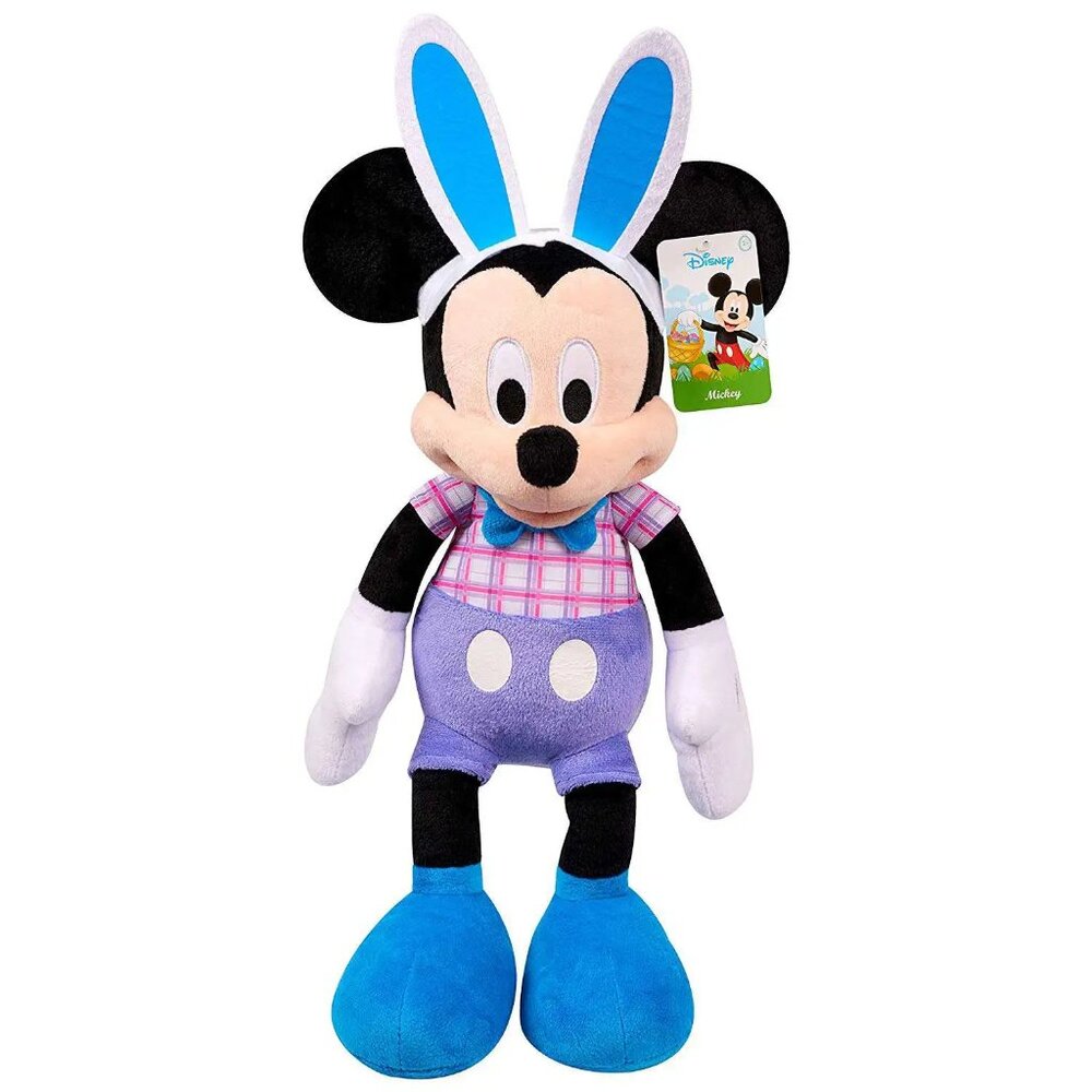 Disney Easter 23-Inch Mickey Mouse Plush With Bunny Rabbit Ears New w/Tag